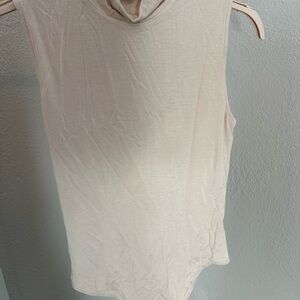 Everlane Cream Sleeveless Bodysuit